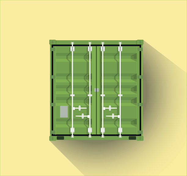 平面设计运输集装箱图片下载