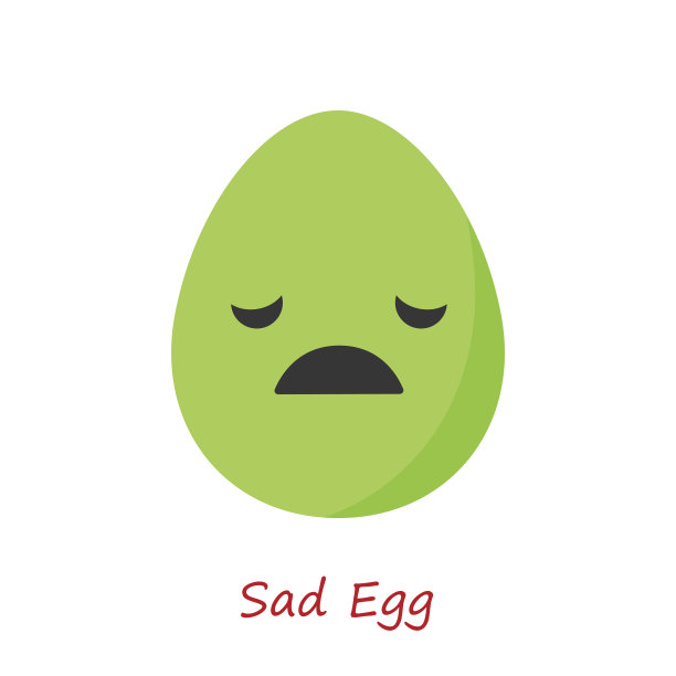 横幅蛋情绪。图片下载