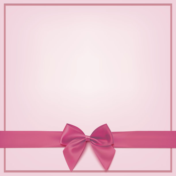 空白的粉红色贺卡模板。图片下载