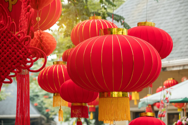 春节彩灯图片素材ID：164435926