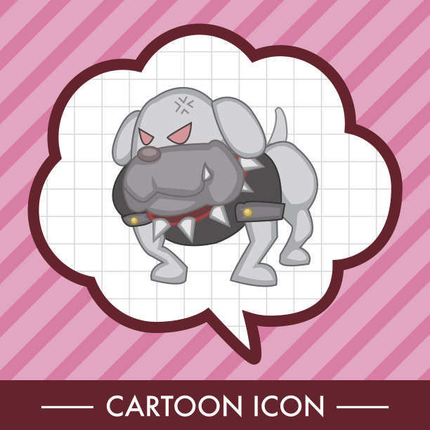 动物狗卡通主题元素图片下载