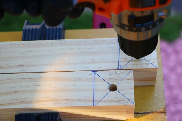 组装家具，装夹和打孔图片下载