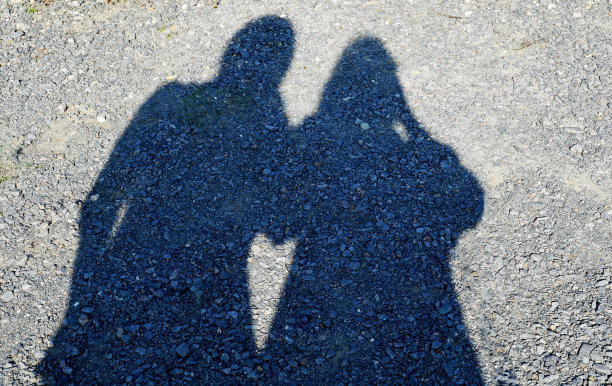 两个人心的影子图片下载