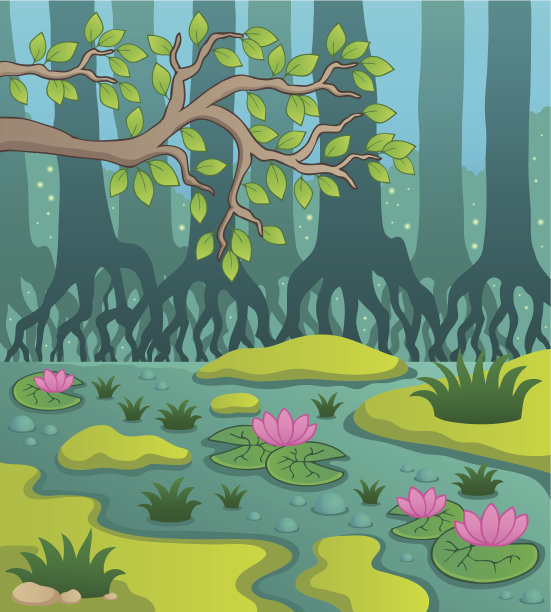 沼泽主题形象2图片下载