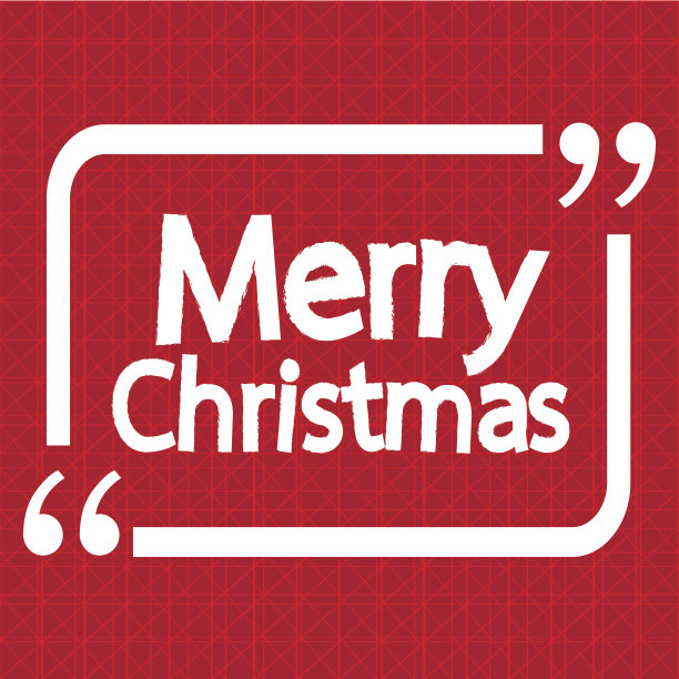 圣诞快乐字母插图设计图片下载