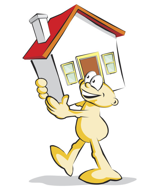 手里拿着房子的男人图片下载