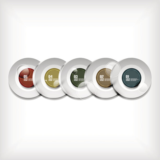 圆形信息图形现代设计图片下载