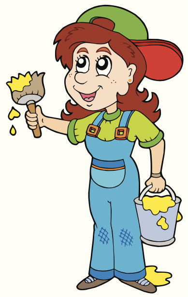 可爱的油漆工图片下载