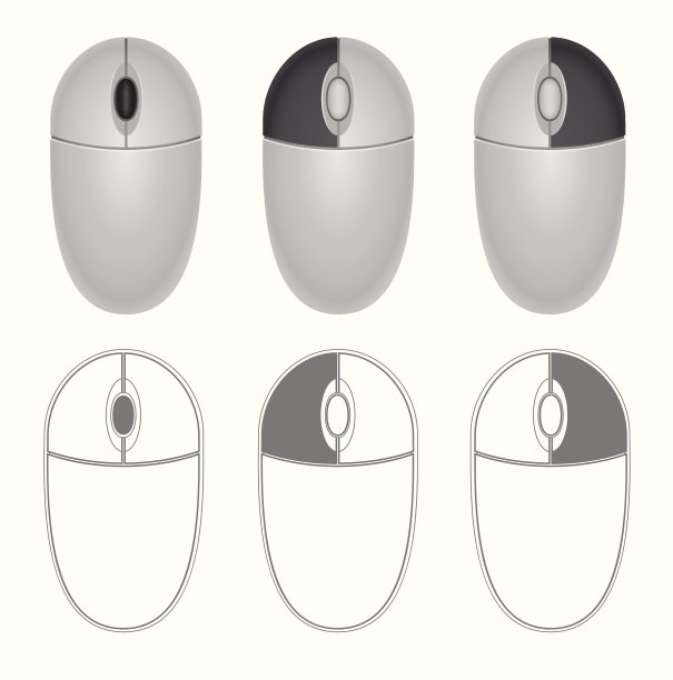 鼠标按钮指示图片下载