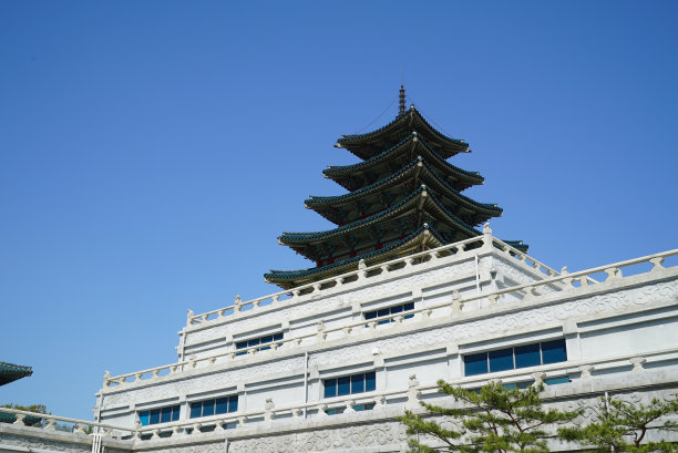 韩国宫殿建筑图片下载