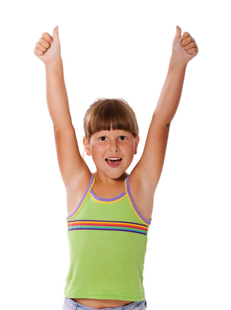 快乐微笑的女孩图片下载