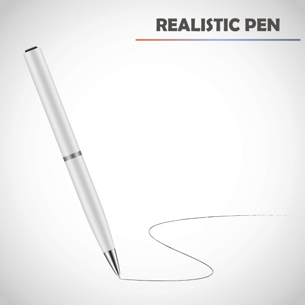 细节逼真矢量笔图片下载