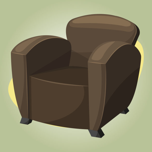 扶手椅矢量图图片下载