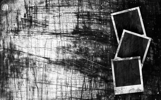 垃圾摇滚上的空白相框图片下载