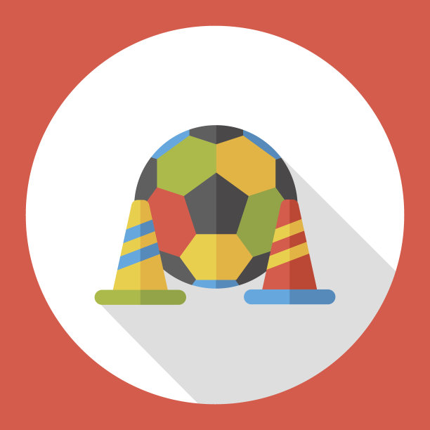 足球运动平面图标图片下载
