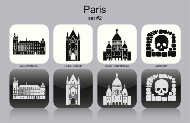 巴黎图标图片下载