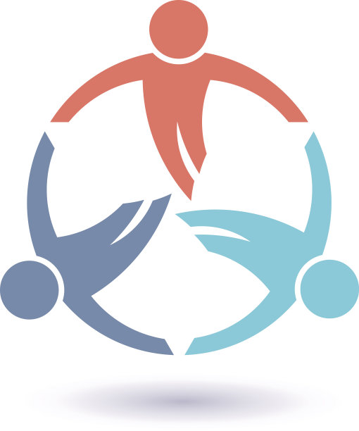 三人团队合作图片下载