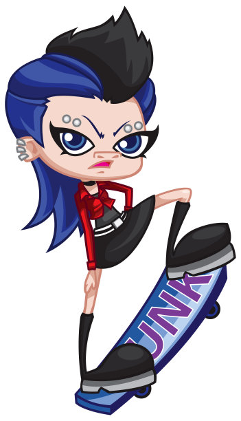 朋克女孩图片下载