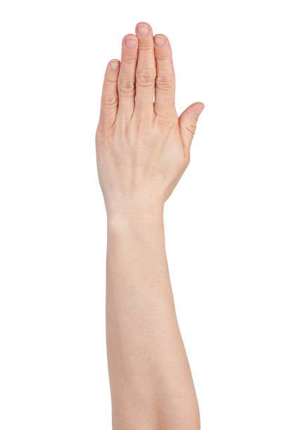 用手指压着手掌图片下载