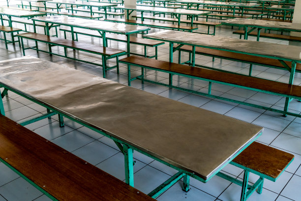 空的学校的食堂图片下载