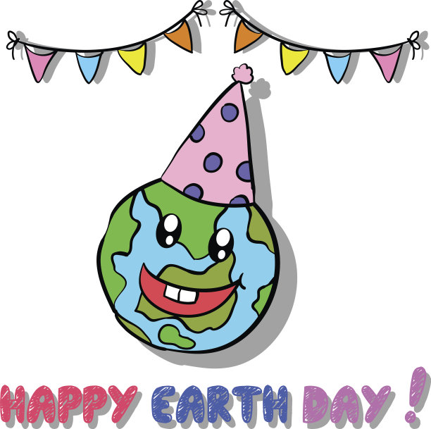 风格地球日设计集合图片下载
