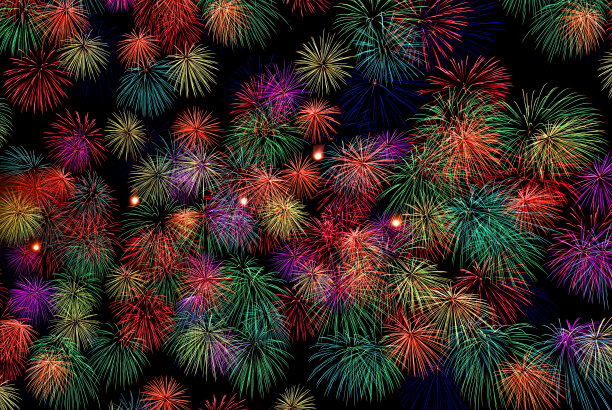 烟花的背景图片下载