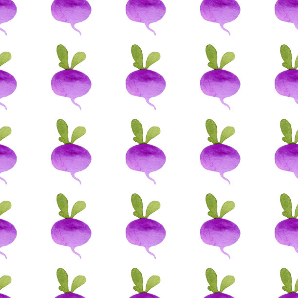 水彩萝卜图片下载