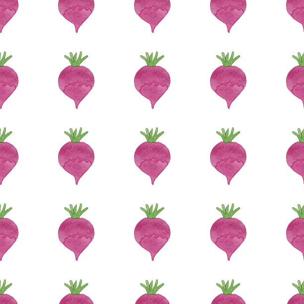 水彩萝卜图片下载