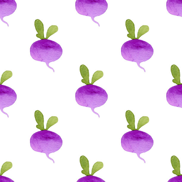 水彩萝卜图片下载