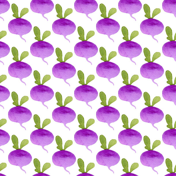 水彩萝卜图片下载