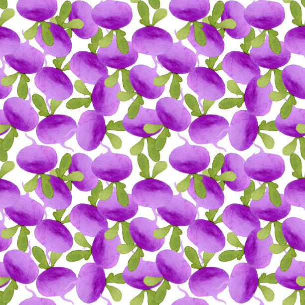 水彩萝卜图片下载