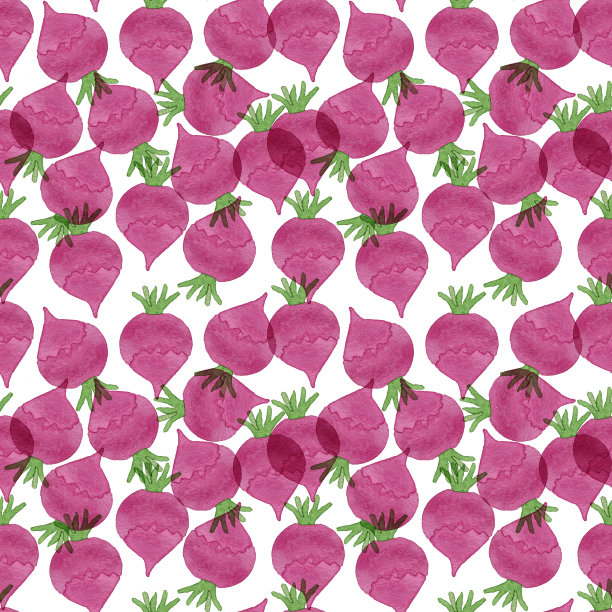 水彩萝卜图片下载