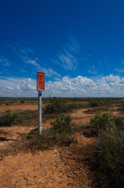 紧急消防插头在偏远地区澳大利亚内陆图片下载