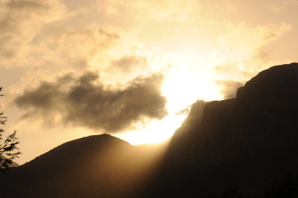 西班牙的日落图片下载