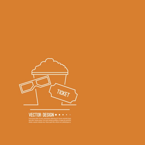 爆米花的抽象背景。图片下载