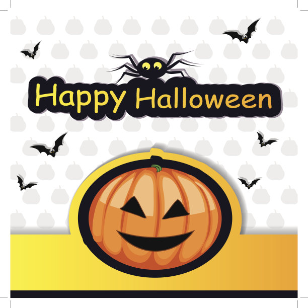 万圣节模板框架图片下载