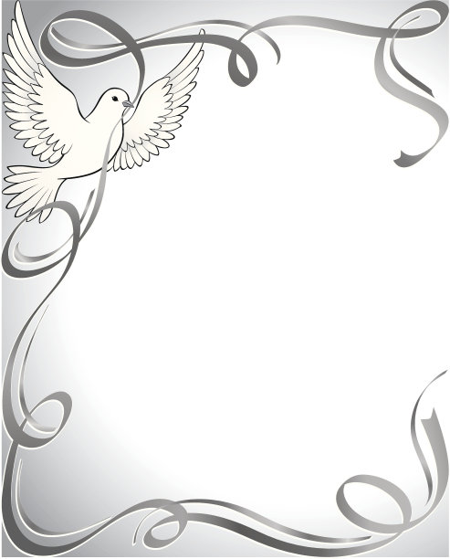 鸽子带框架图片下载