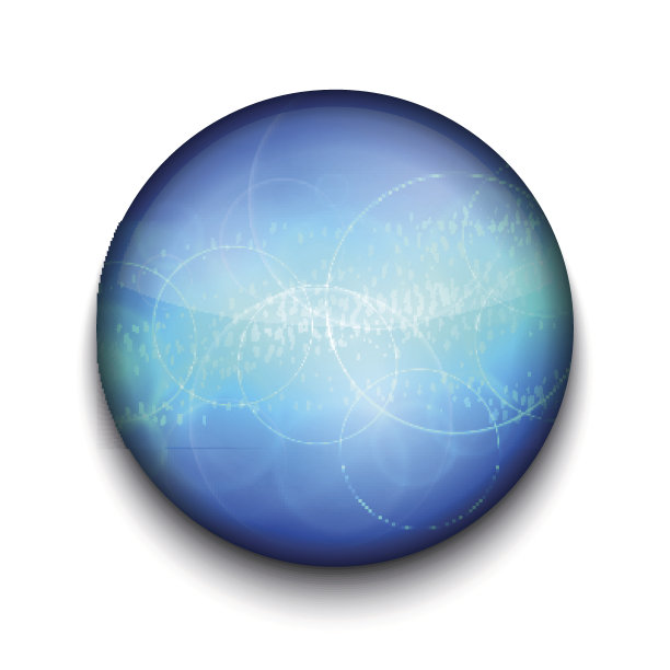 矢量抽象圆应用程序图标图片下载