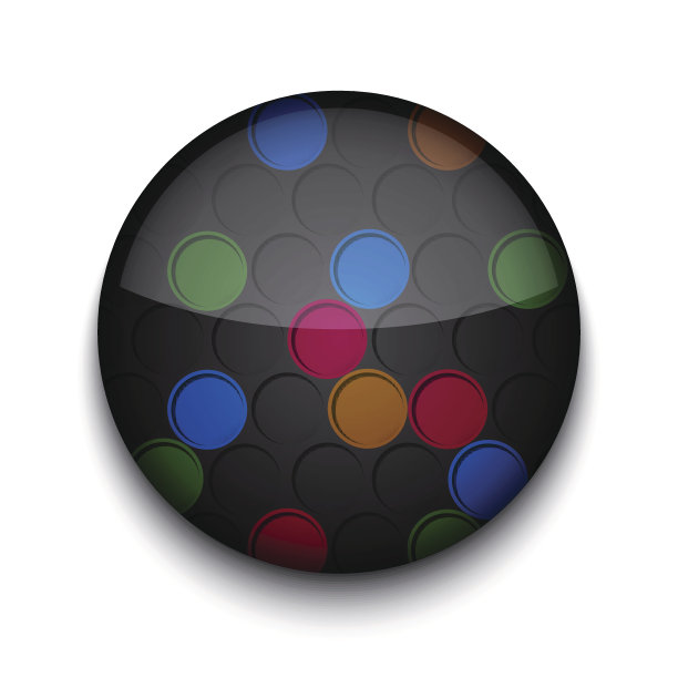 矢量抽象圆应用程序图标图片下载