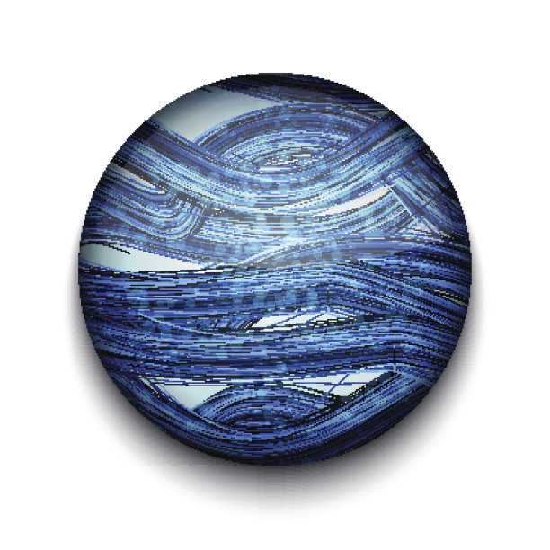 矢量抽象圆应用程序图标图片下载