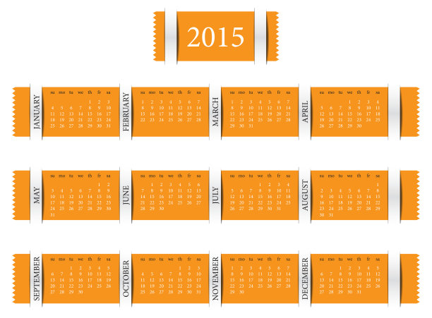 2015年日历图片下载