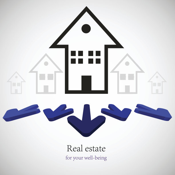 矢量房地产背景。Eps10图片下载