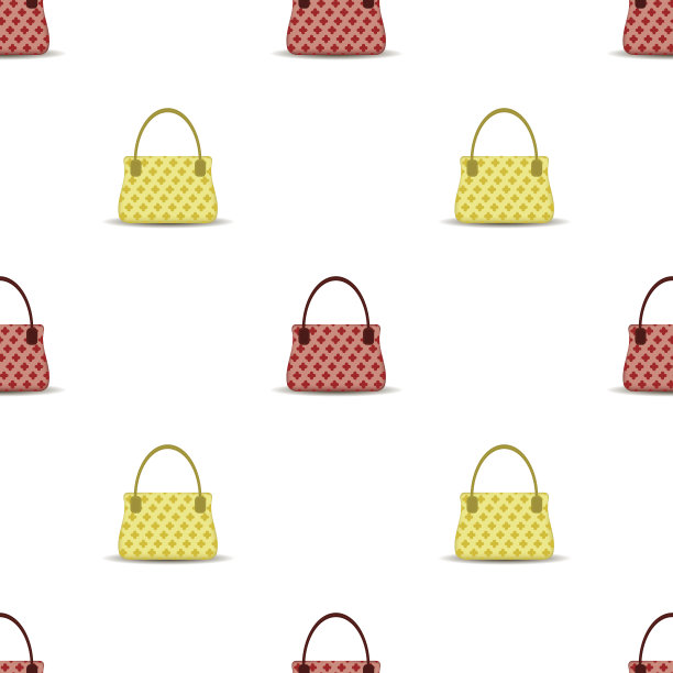 无缝女装手提包图案图片下载