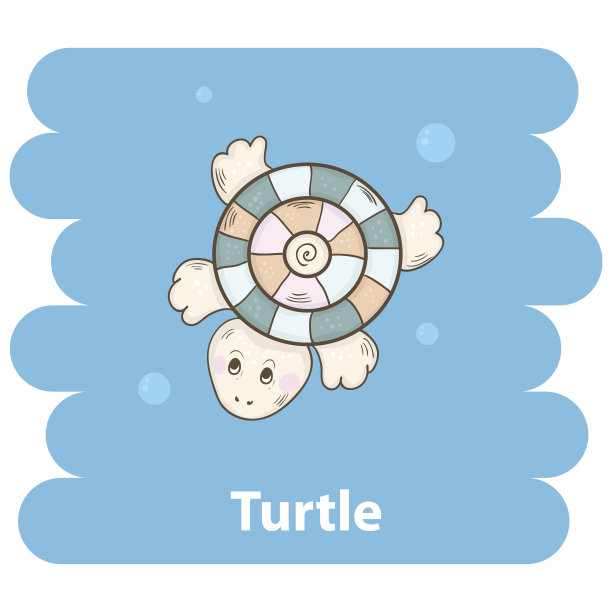 卡通龟图片下载