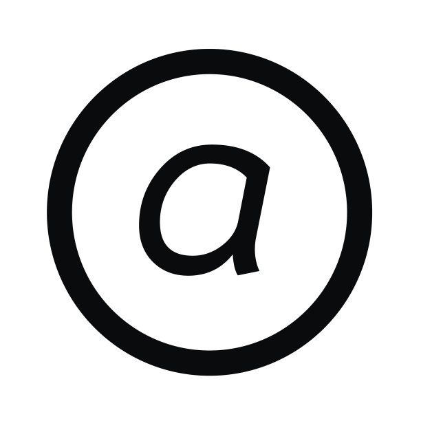 基础字体字母A图标插图设计图片下载
