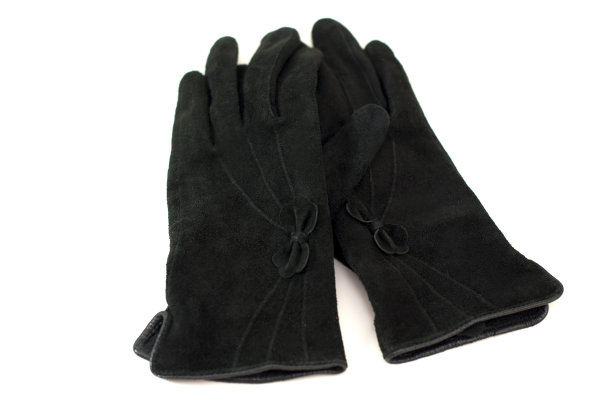 女士们黑色手套图片下载