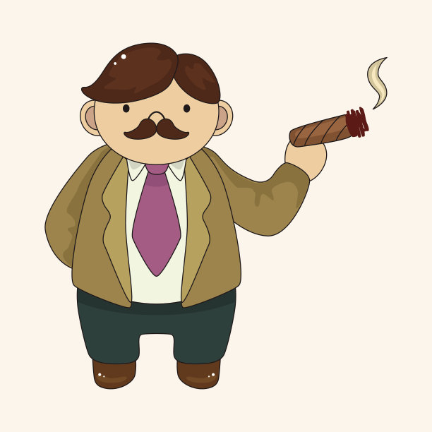 老板的主题元素图片下载