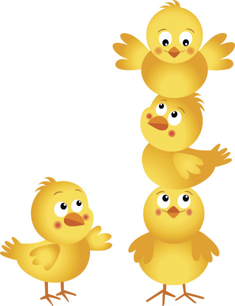 可爱的小妞叠在一起图片下载