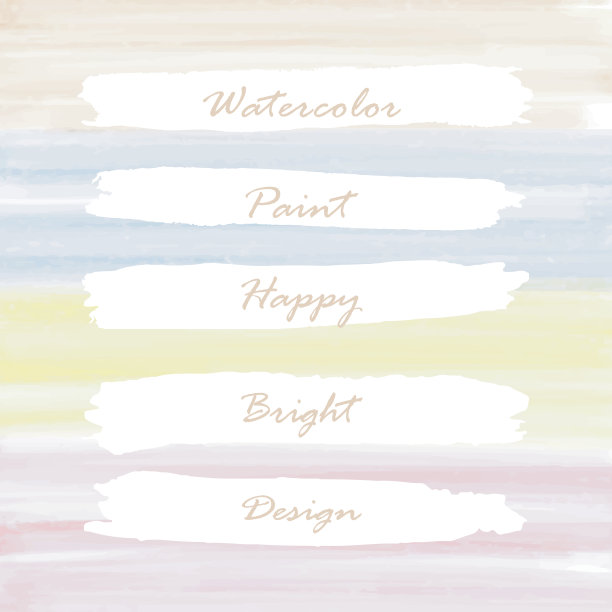 淡粉色，蓝色，黄色，橙色，爱在夏天的柔和横幅图片下载