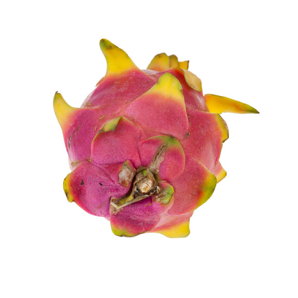 火龙果孤立在白色背景上。图片下载